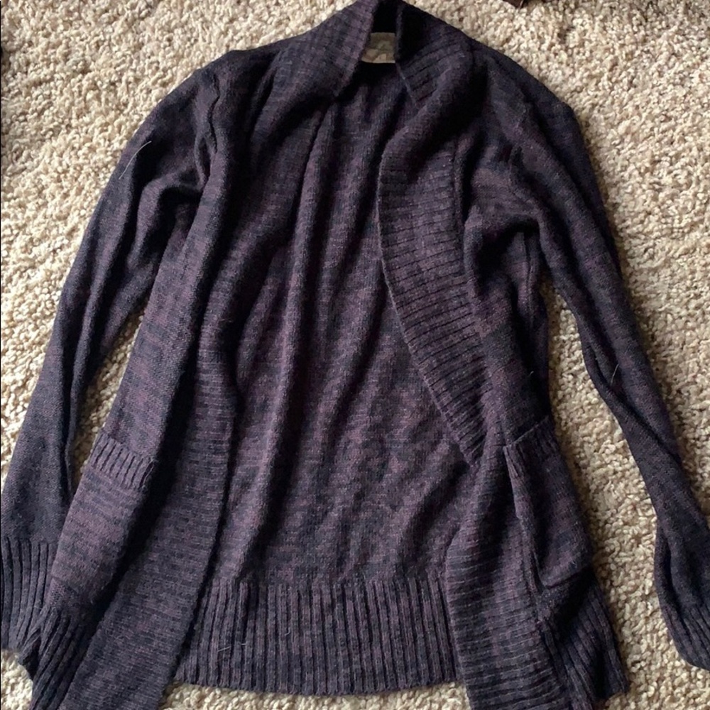 Brown cardigan